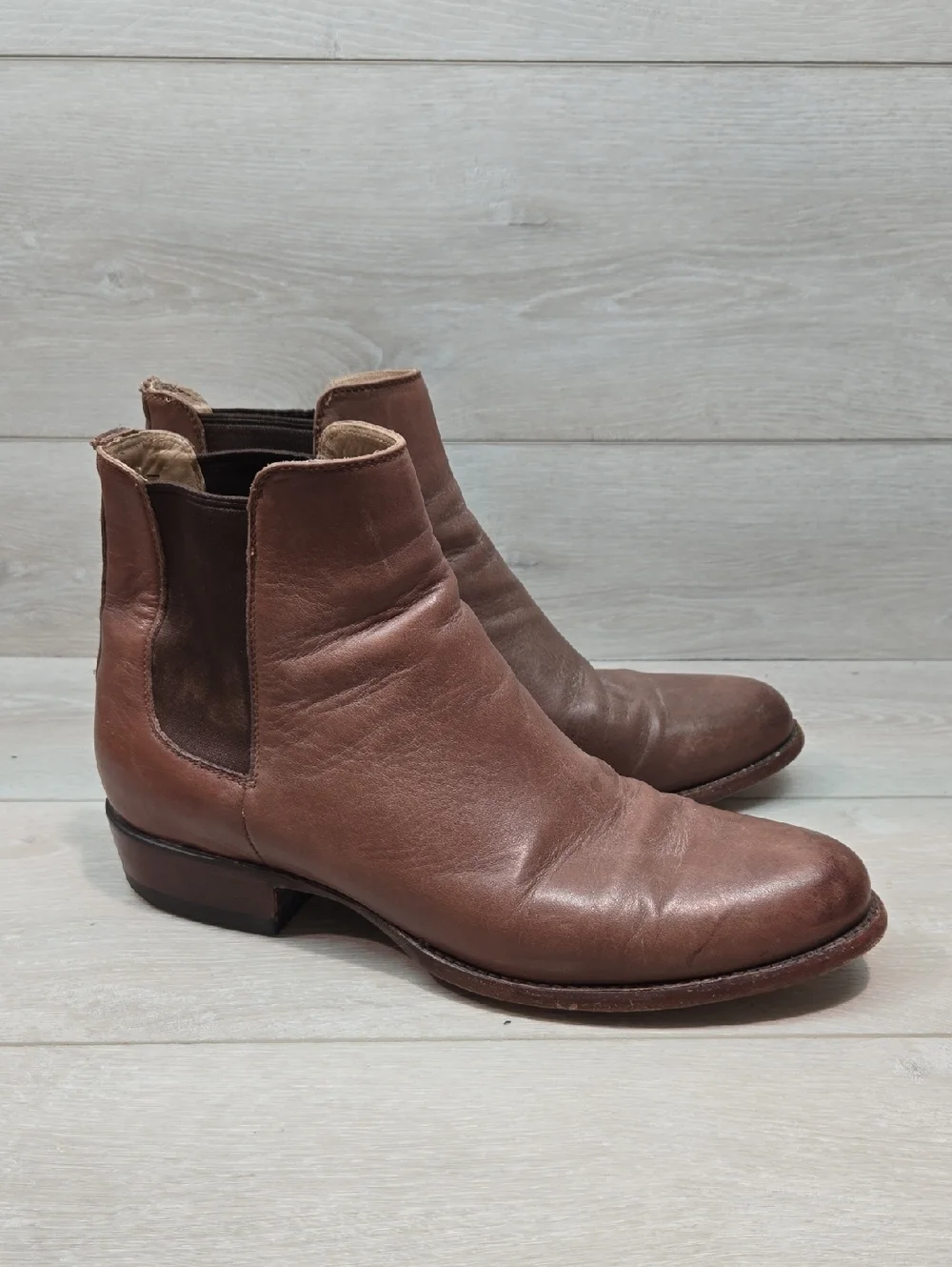 Tecovas Mens The Chance 14013 D07-20F Ankle Leather Chelsea Boots Shoes Sz 11.5D